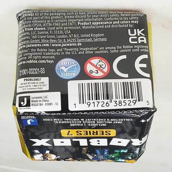 ROBLOX Series 7 Mystery Blind Box Sealed Celebrity Figure Series Yellow Variant - Picture 7 of 8